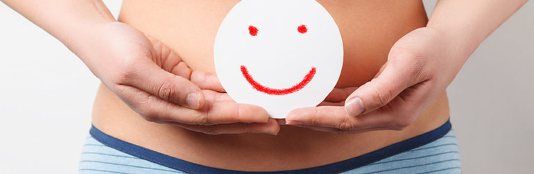 femme-carte-smiley-heureux-bonne-digestion