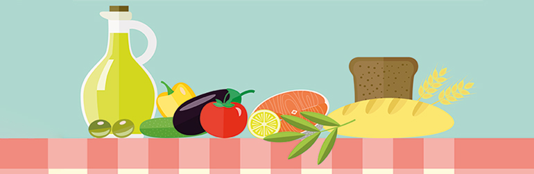 alimentation méditerranéenne régime méditerranéen personne âgées microbiote mémoire inflammation, Mediterraanse voeding mediterraan dieet senioren microbioom geheugen ontsteking